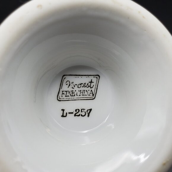 Norcrest Japan Creamer Sugar Bowl with Lid Set Coffee Tea 50th Anniversary L 257 - Picture 9 of 10